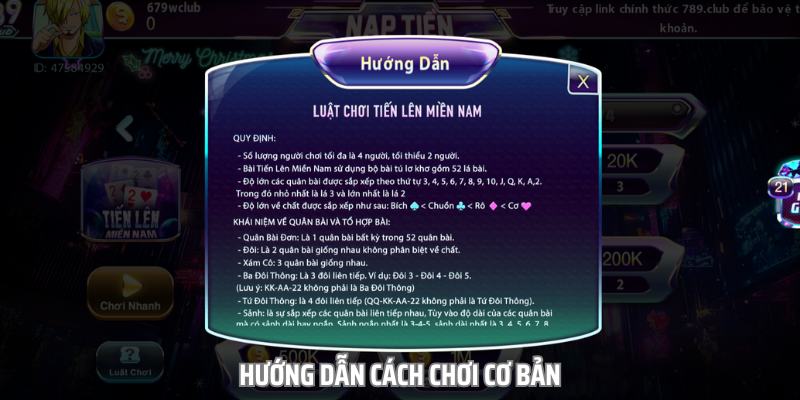 Hướng dẫn cách chơi cơ bản